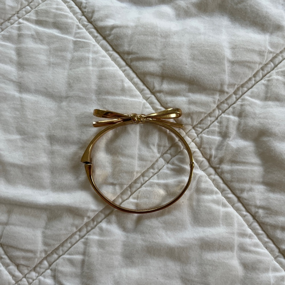 Kate Spade Gold Bow Charm Bracelet
